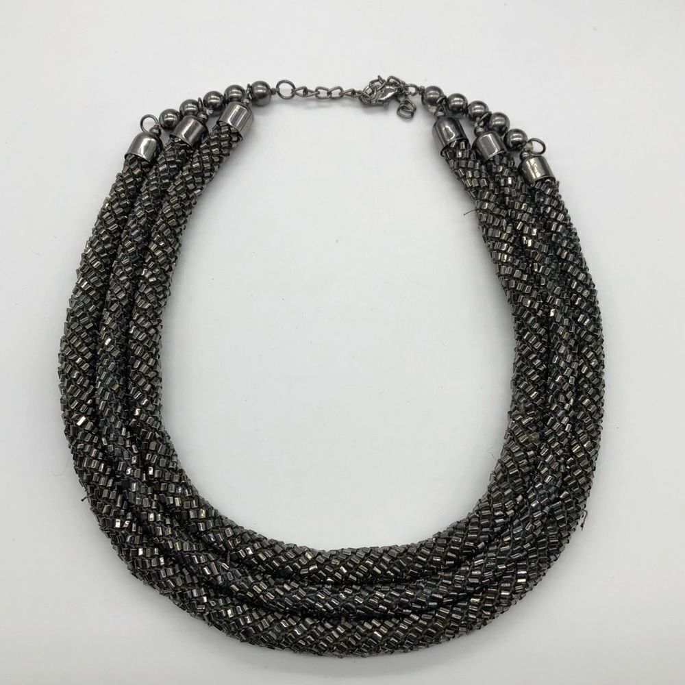 Mesh Triple  Choker Necklace